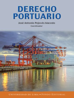 cover image of Derecho portuario